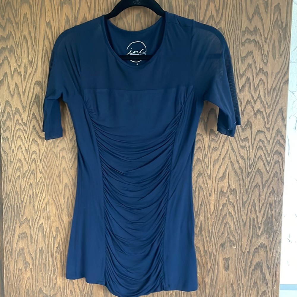 INC Navy Top